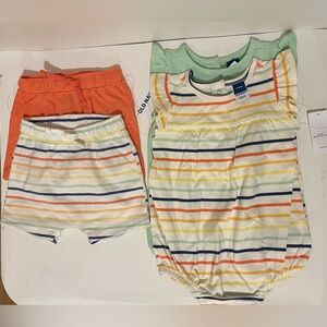 Old Navy Multicolor Striped Set NWT
